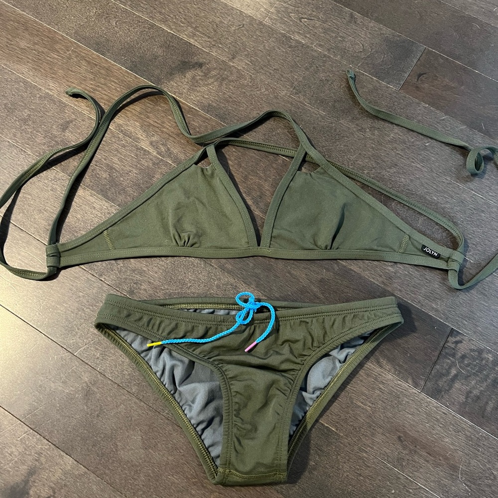 JOLYN bikini. Army green. Size M.